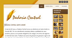 Desktop Screenshot of padariacentralsantoandre.com.br