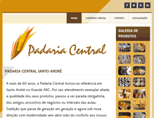 Tablet Screenshot of padariacentralsantoandre.com.br